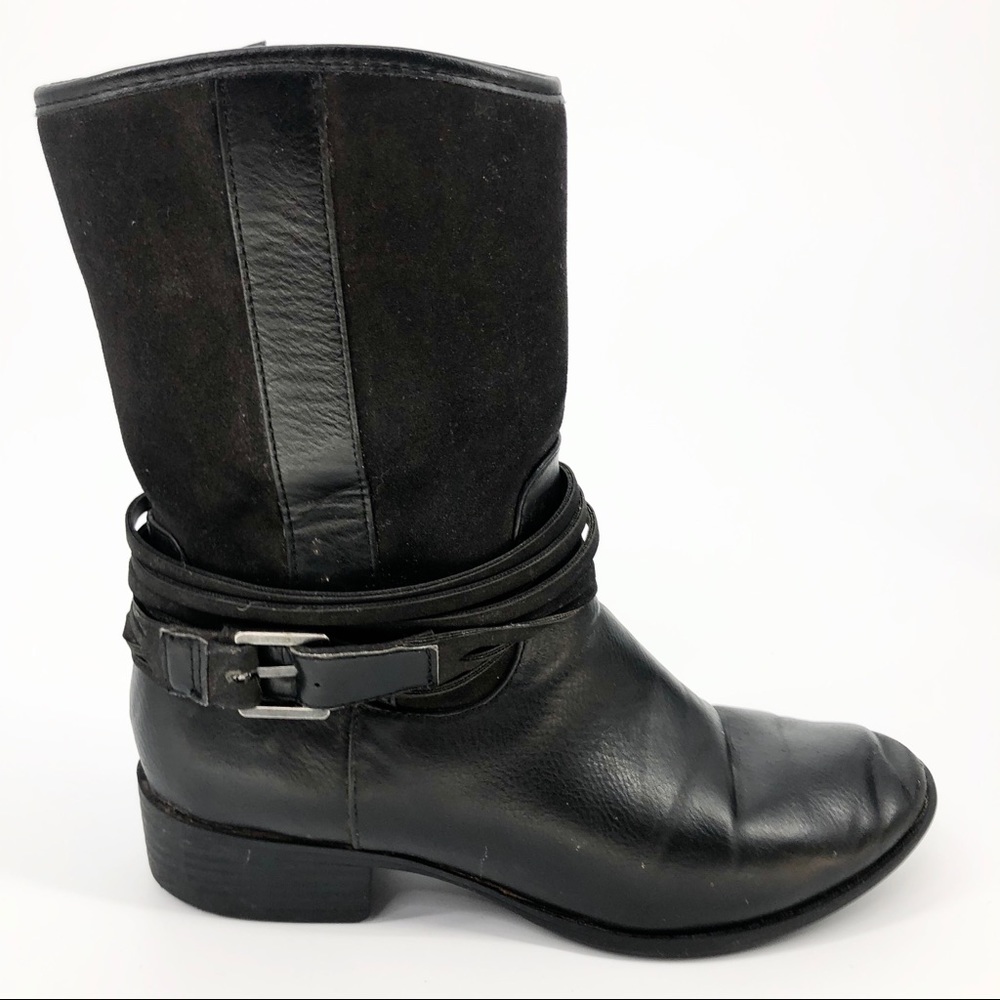 Chaps Gari Women’s/ Girl’s Moto Black Boots Size 5